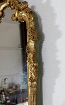 Louis XV Gold Wooden Rock Mirror, 1900s-RVK-1316681