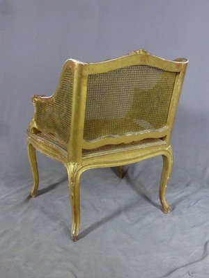 Louis XV Golden Armchair-WSV-1088309