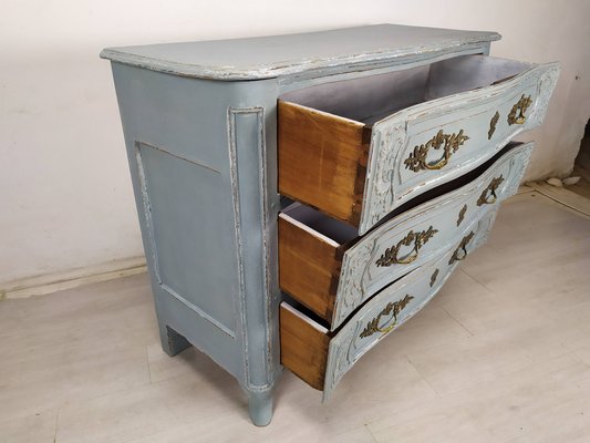 Louis XV Gray Blue Dresser-EAD-1777994