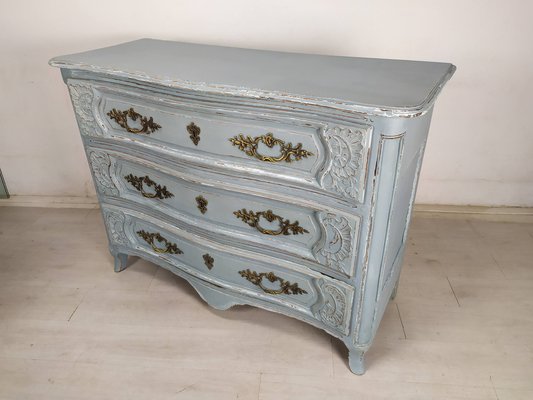 Louis XV Gray Blue Dresser-EAD-1777994