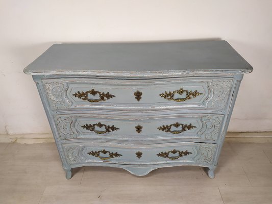 Louis XV Gray Blue Dresser-EAD-1777994