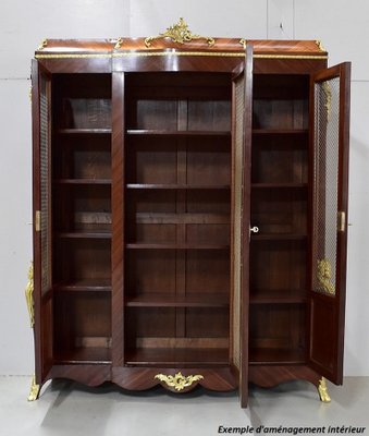 Louis XV Mahogany Wall Unit-RVK-792012