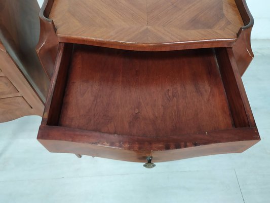 Louis XV Marquetry Nightstands, 1930s, Set of 2-EAD-1747229