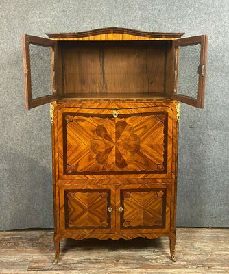 Louis XV Marquetry Secretaire, 1750-MWB-903820