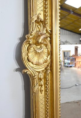 Louis XV Mirror in Gilt Wood, Early 19th Century-RVK-1754688