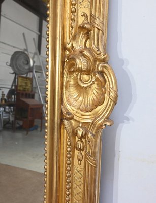 Louis XV Mirror in Gilt Wood, Early 19th Century-RVK-1754688