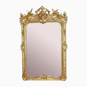 Louis XV Mirror in Gilt Wood, Early 19th Century-RVK-1754688