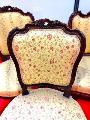 Louis XV Napoleon III Living Room Set, Set of 5-BTG-2036048