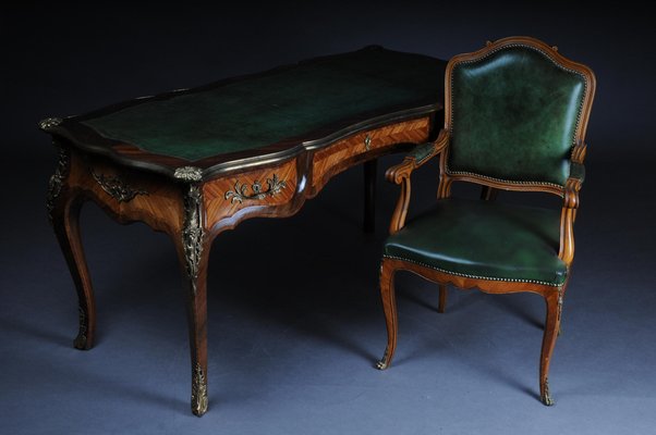 Louis XV Oak Desk-FLW-1402238