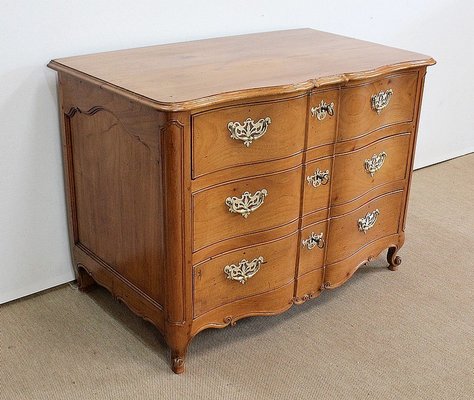 Louis XV Period Nantaise Dresser in Yellow Mahogany, 1700s-RVK-980101