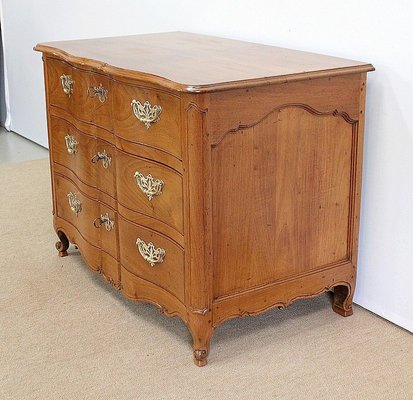 Louis XV Period Nantaise Dresser in Yellow Mahogany, 1700s-RVK-980101