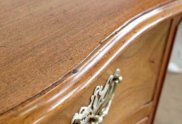 Louis XV Period Nantaise Dresser in Yellow Mahogany, 1700s-RVK-980101