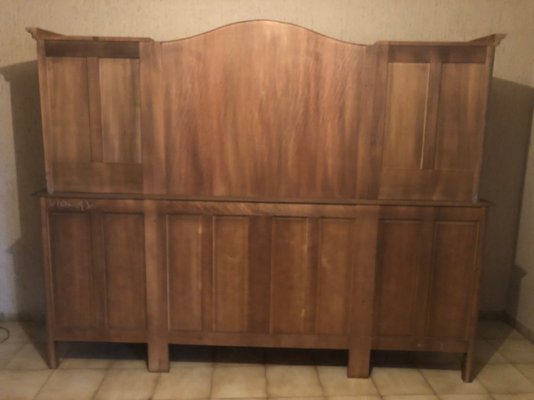 Louis XV Provencal Walnut 2-Part Buffet, 1960s-SDV-754478