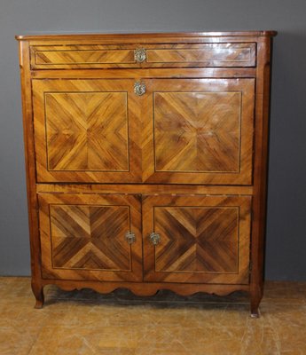 Louis XV Secretary in Walnut Marquetry-BCR-1193712