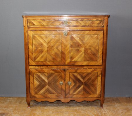 Louis XV Secretary in Walnut Marquetry-BCR-1193712