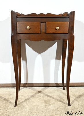 Louis XV Small Walnut Living Room Table, 1930s-RVK-1792536