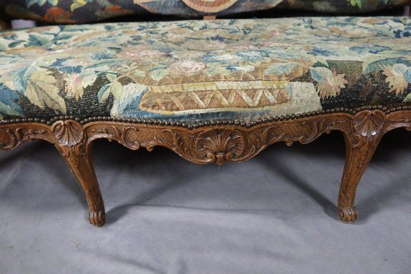 Louis XV Sofa in Aubusson XIX Tapestry-WSV-1320913