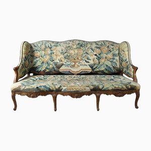 Louis XV Sofa in Aubusson XIX Tapestry-WSV-1320913