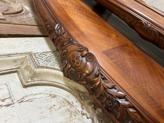 Louis Xv Style Bed in Walnut, 1920s-AXR-2040376