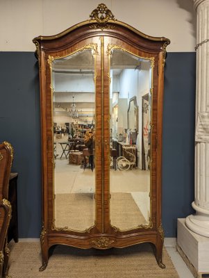 Louis XV Style Bedroom Set in Rosewood, 1890s, Set of 3-HLV-1731356