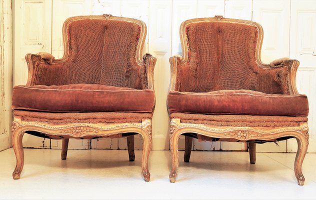 Louis XV Style Bergere Armchair, 1940s-DKC-604931