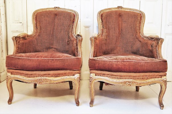 Louis XV Style Bergere Armchair, 1940s-DKC-604931