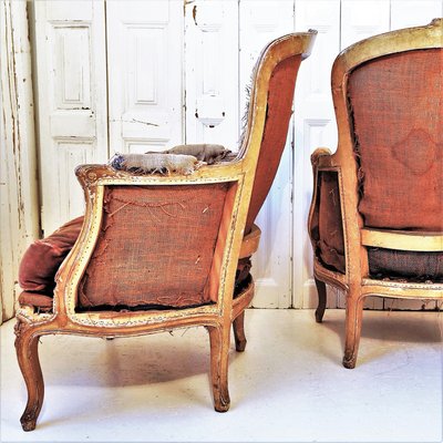 Louis XV Style Bergere Armchair, 1940s-DKC-604931