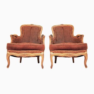 Louis XV Style Bergere Armchair, 1940s-DKC-604931