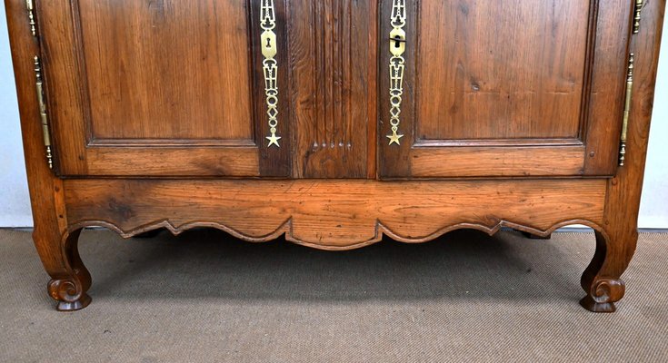 Louis XV Style Buffet in Light Oak, Mid-19th Century-RVK-1406527