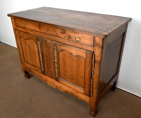 Louis XV Style Buffet in Light Oak, Mid-19th Century-RVK-1406527