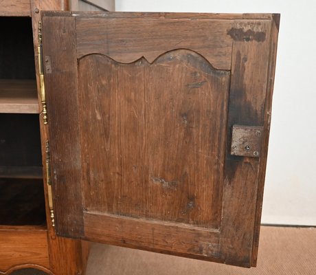 Louis XV Style Buffet in Light Oak, Mid-19th Century-RVK-1406527