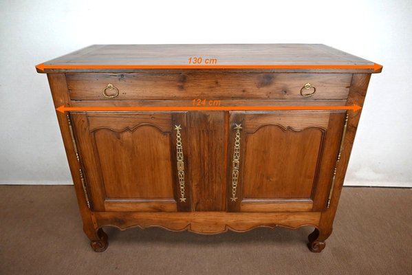 Louis XV Style Buffet in Light Oak, Mid-19th Century-RVK-1406527