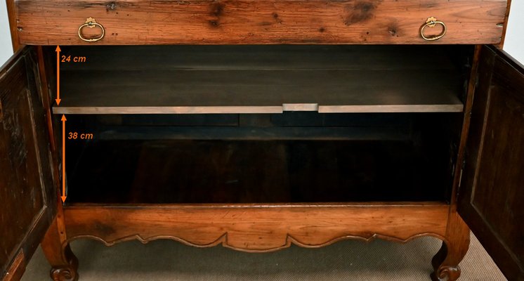 Louis XV Style Buffet in Light Oak, Mid-19th Century-RVK-1406527