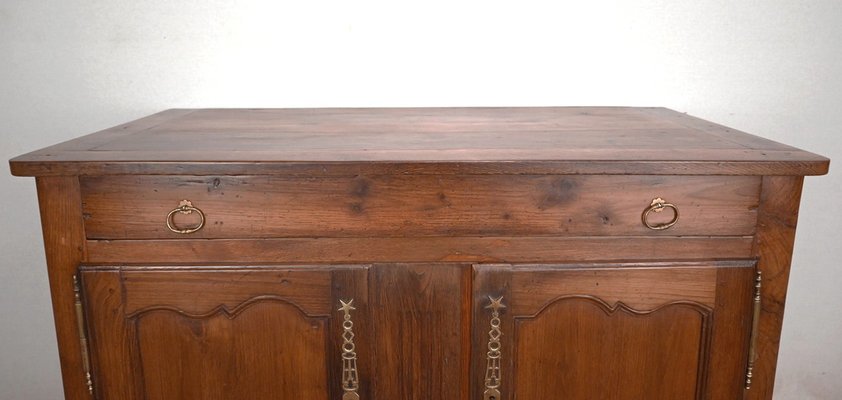 Louis XV Style Buffet in Light Oak, Mid-19th Century-RVK-1406527