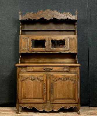 Louis XV Style Buffet in Solid Oak-MWB-1005430