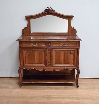 Louis XV Style Buffet in Walnut, Early 20th Century-RVK-1754493