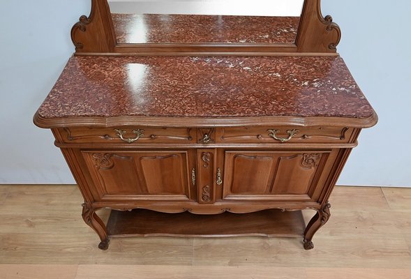 Louis XV Style Buffet in Walnut, Early 20th Century-RVK-1754493