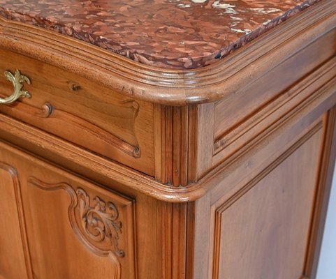 Louis XV Style Buffet in Walnut, Early 20th Century-RVK-1754493