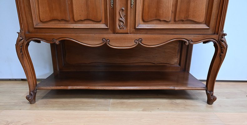 Louis XV Style Buffet in Walnut, Early 20th Century-RVK-1754493