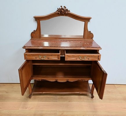 Louis XV Style Buffet in Walnut, Early 20th Century-RVK-1754493