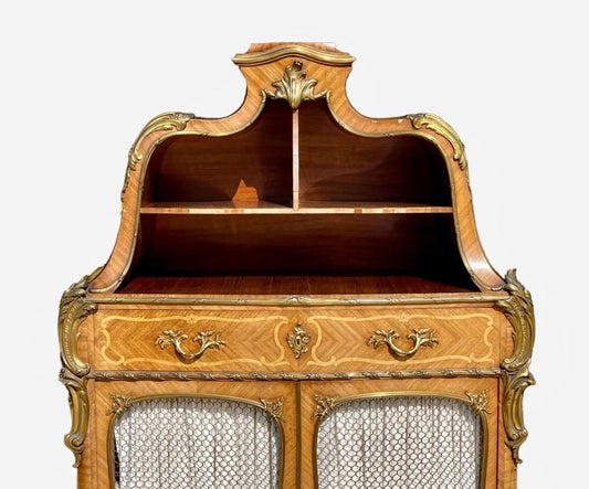 Louis XV Style Cartonnier Showcase by Théodore Millet