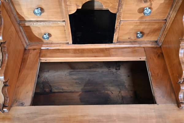 Louis XV Style Chest of Drawers or Secretaire in Cherry, Early 19th Century-RVK-1406173