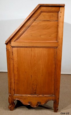 Louis XV Style Chest of Drawers or Secretaire in Cherry, Early 19th Century-RVK-1406173