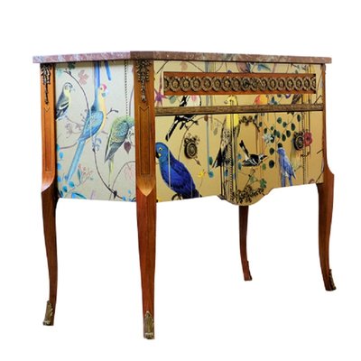 Louis XV Style Commode with Marble Top, 1950s-VTA-1438741