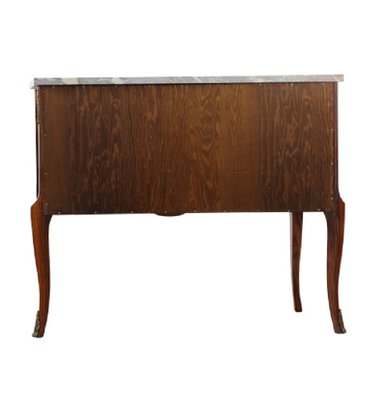 Louis XV Style Commode with Marble Top, 1950s-VTA-1438741