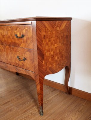 Louis XV Style Dresser with Inlays in Bois de Rose-IYX-1261368