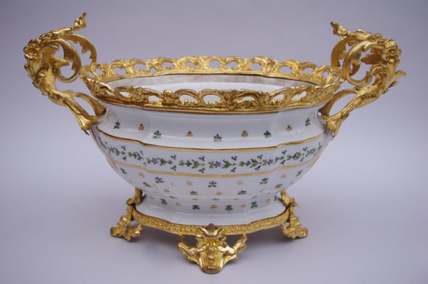 Louis XV Style French Porcelain Soup Tureen, 1900s-CEJ-488384