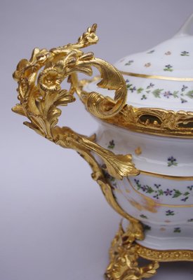 Louis XV Style French Porcelain Soup Tureen, 1900s-CEJ-488384