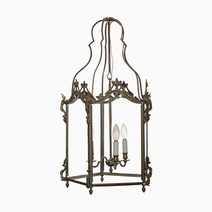 Louis XV Style Gilt Bronze Hexagonal Hall Lantern-MBH-1032310