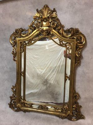 Louis XV Style Giltwood Mirror, 1950s-SDV-780671